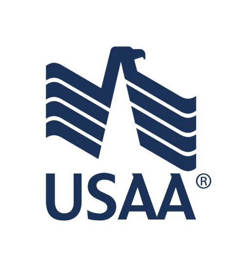 USAA logo.
